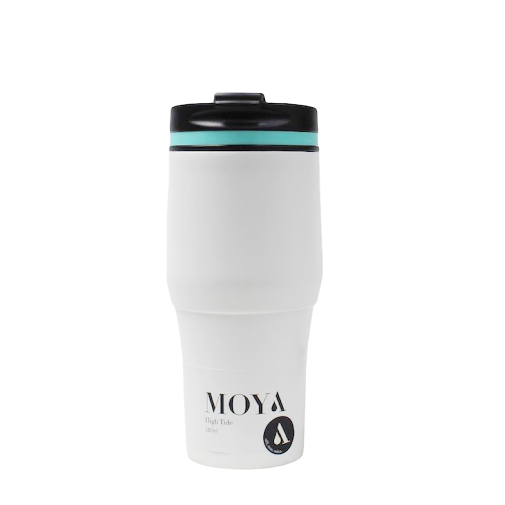 Moya "High Tide" 380ml Travel Coffee Mug Blue/White