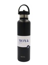 Moya "Black Sea"  700ml Insulated Sustainable Water Bottle Black