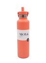 Moya "Black Sea"  700ml Insulated Sustainable Water Bottle Coral