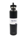 Moya "Coral Reef" 1L Insulated Sustainable Water Bottle Black