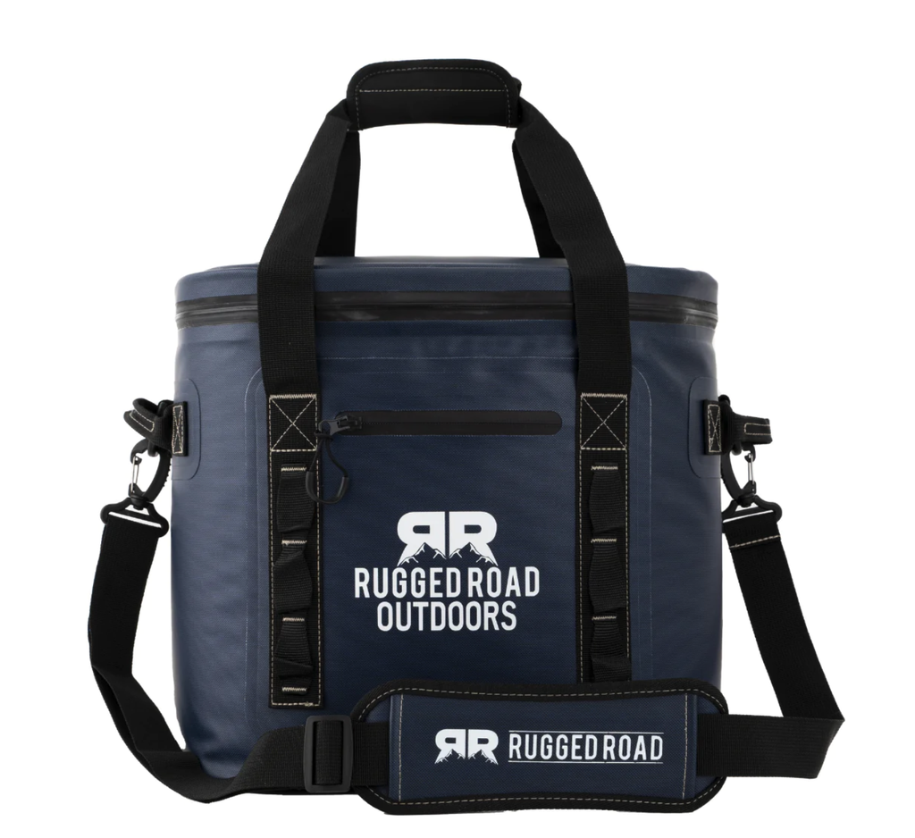 Rugged Road 30 Can Soft Cooler Blue