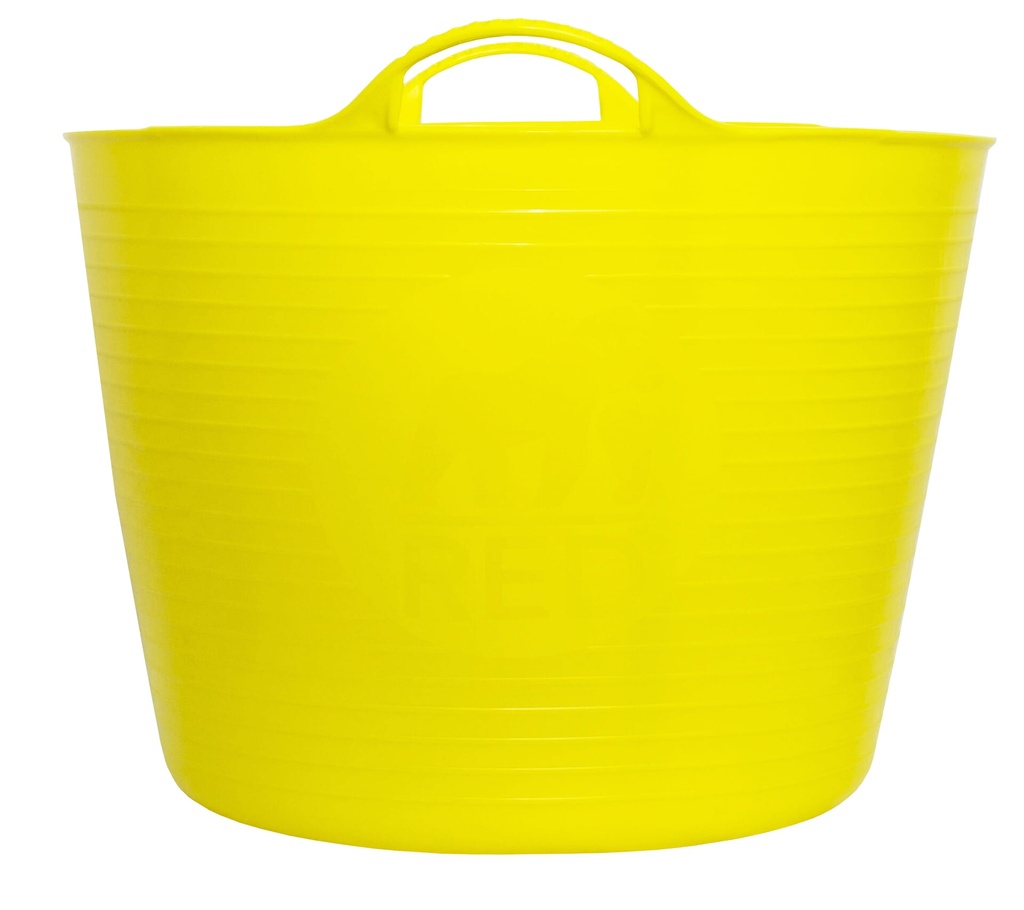 Red  Gorilla -  Tubs & Recycled Black Tubs - Large 38L Yellow