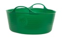 Red  Gorilla - Gorilla Tubs & Recycled Black Tubs - Small Shallow 15L -Green