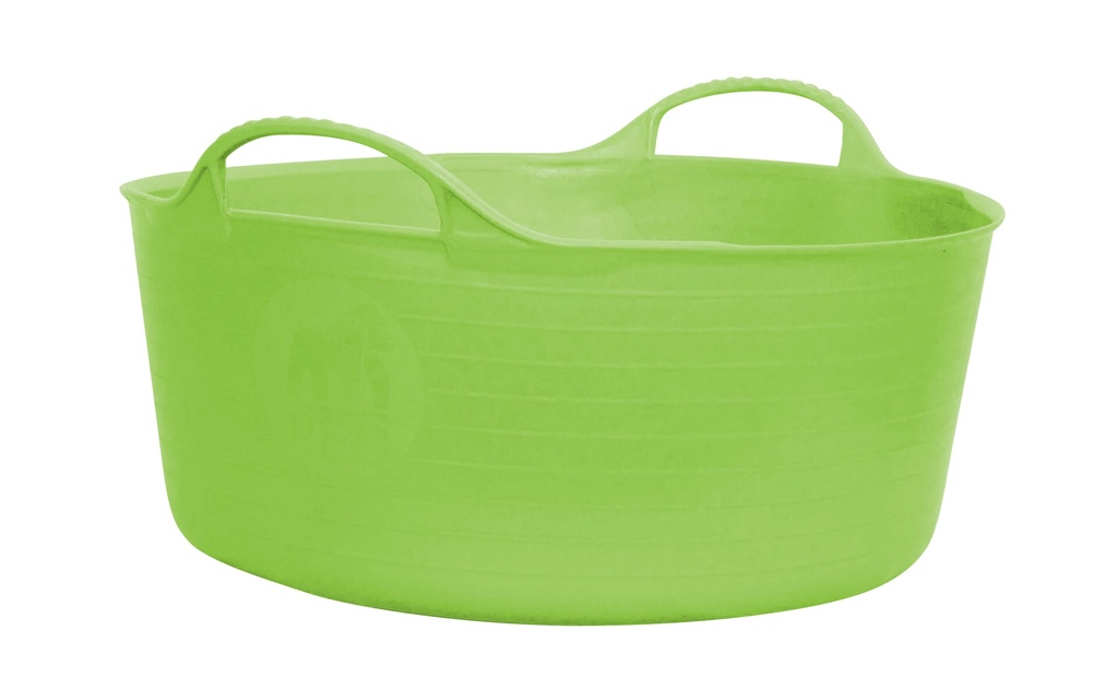 Red  Gorilla - Gorilla Tubs & Recycled Black Tubs - Small Shallow 15L -Pistachio