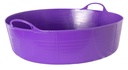 Red  Gorilla - Gorilla Tubs & Recycled Black Tubs - Large Shallow 35L- Purple