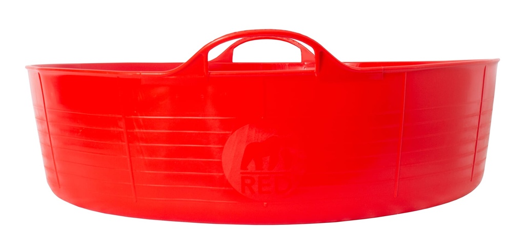 Red  Gorilla -  Tubs & Recycled Black Tubs - Large Shallow 35L Red