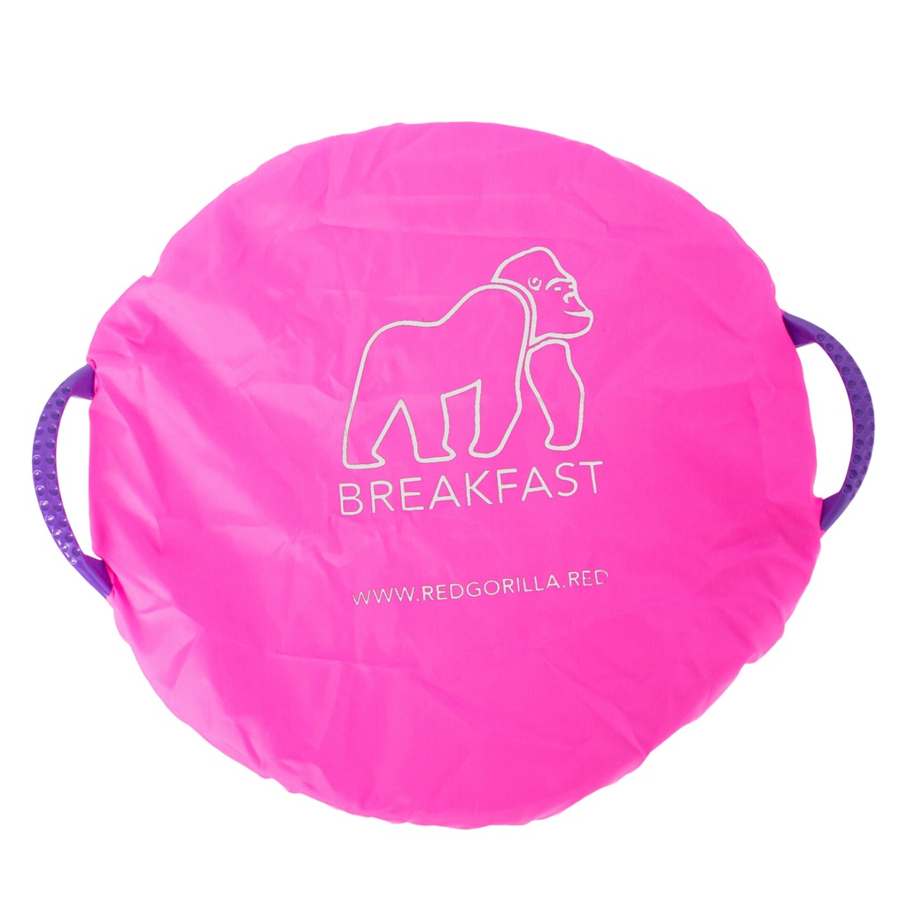 Red  Gorilla - Tubcovers - Medium Pink Breakfast/ Dinner Covers