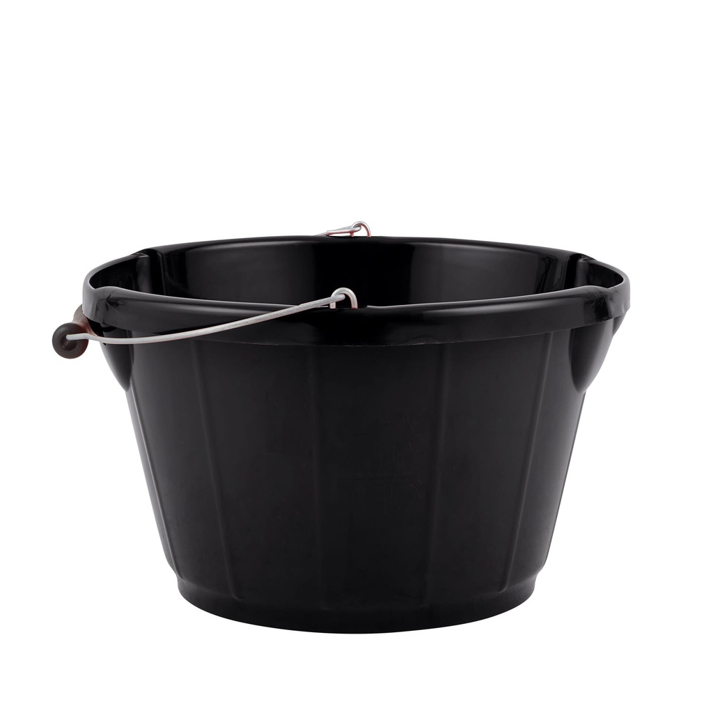 Red  Gorilla -  Plas - Gorilla Plas 10L Feed Bucket Black