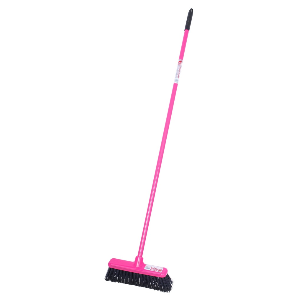 Red Gorilla - 30cm broom head and handle -Pink