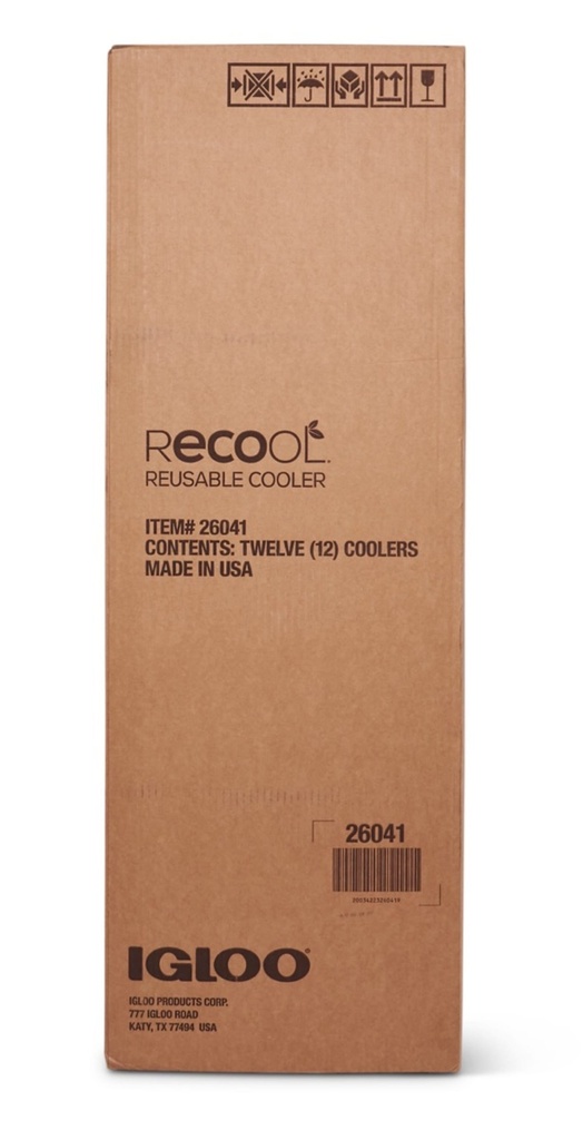 00026041-Igloo-Recool 16 Display Cooler Box - White 