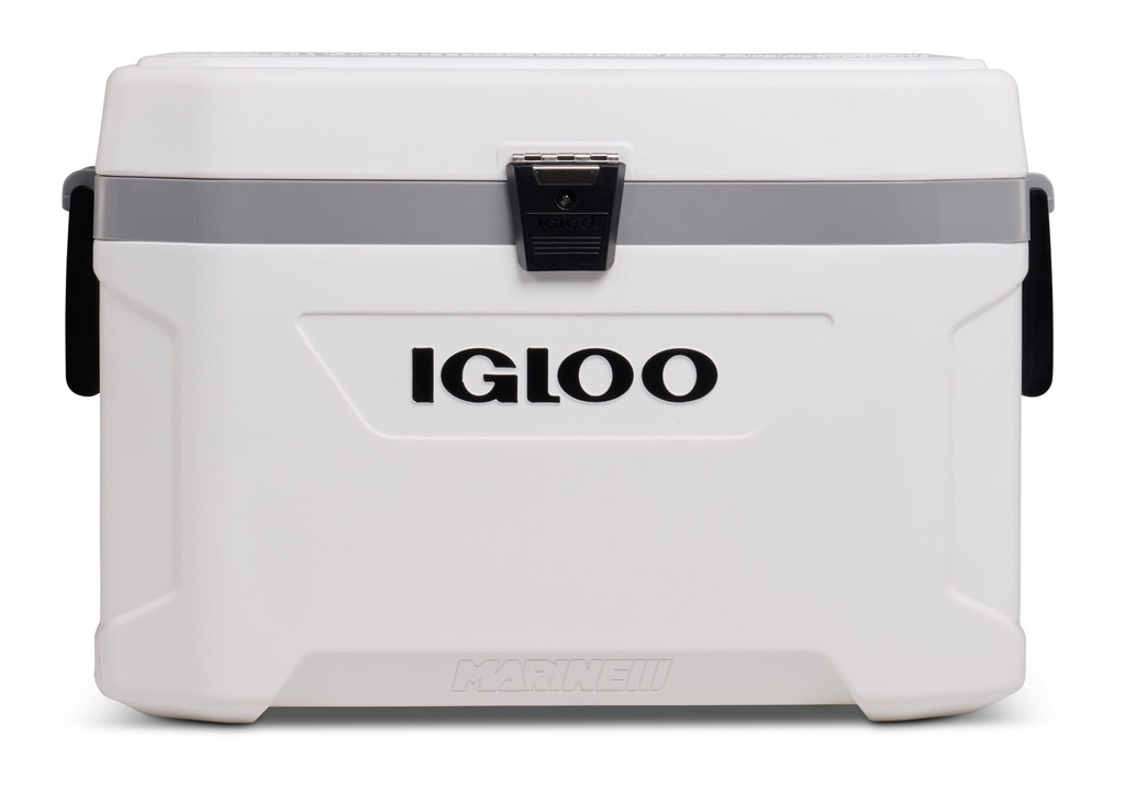 Igloo-Latitude Marine Ultra 54 Cooler Box - White / Moonscape Gray