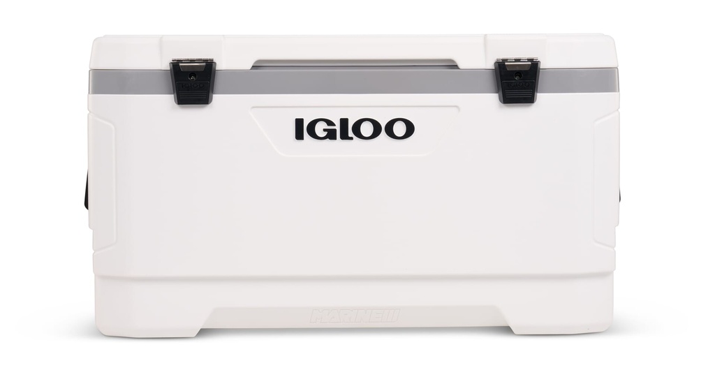 IGLOO-Latitude Marine Ultra 100 Cooler Box - White / Moonscape Gray