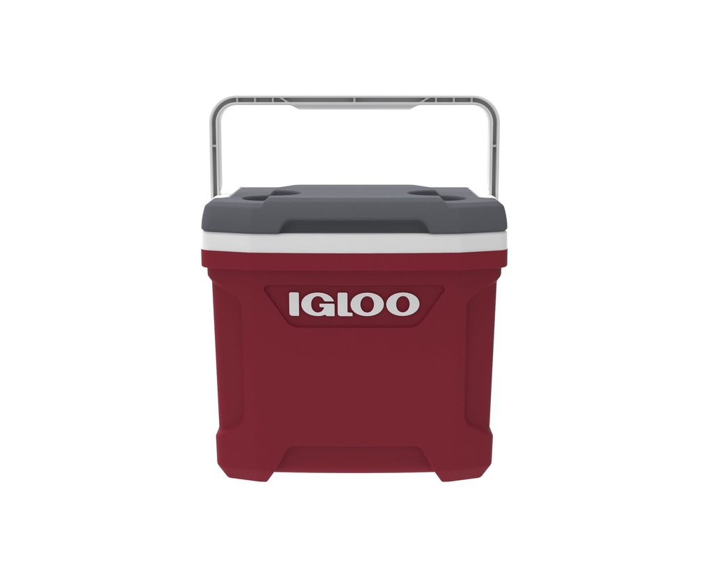 00032627-Igloo-Latitude 16 Cooler Box - Industrial Red / Meteorite