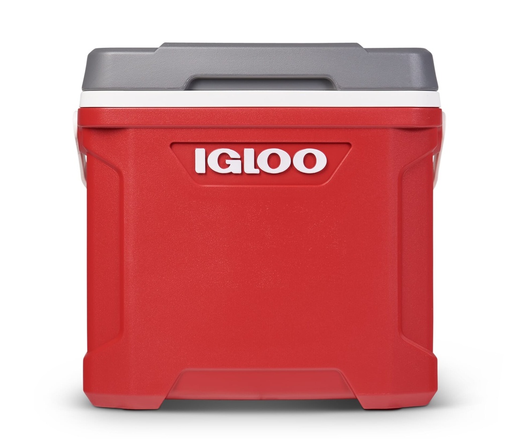 00050334-Igloo-Latitude 30 Cooler Box - Industrial Red /Meteorite