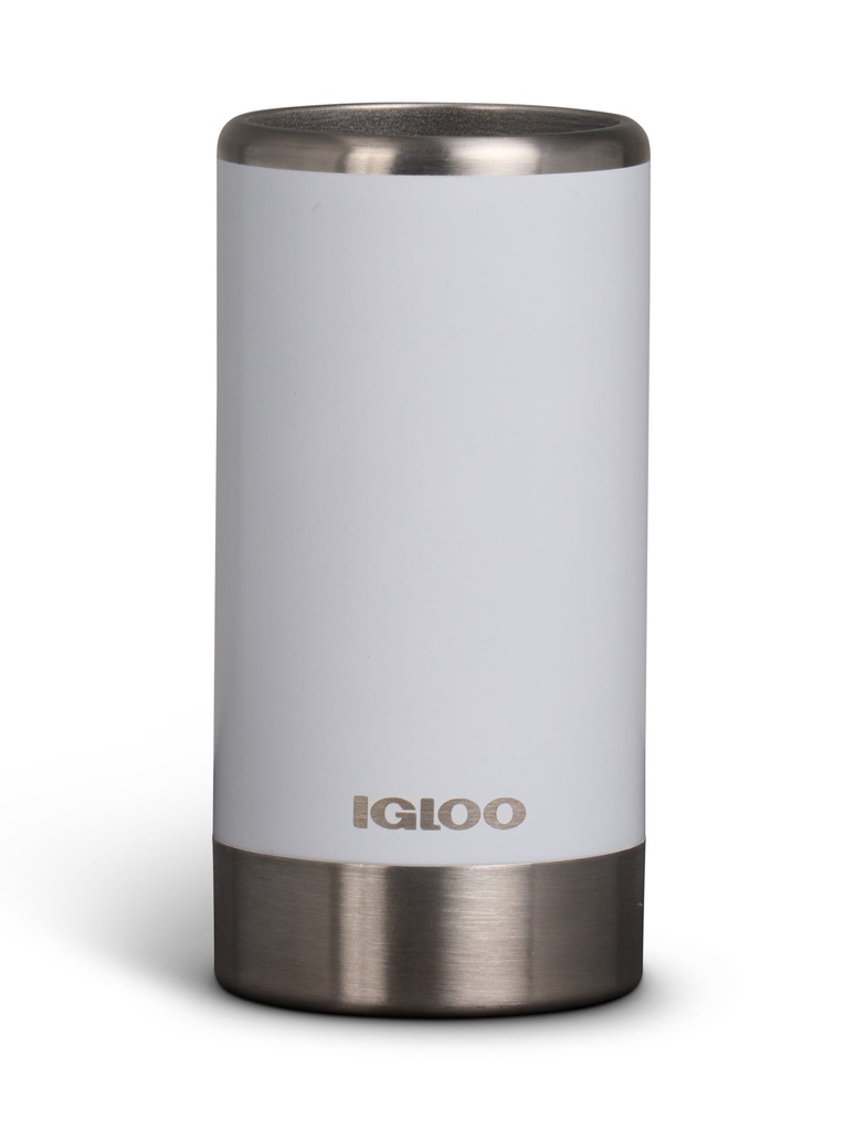 IGLOO-12 Oz Stainless Coolmate Slim Gloss - White 