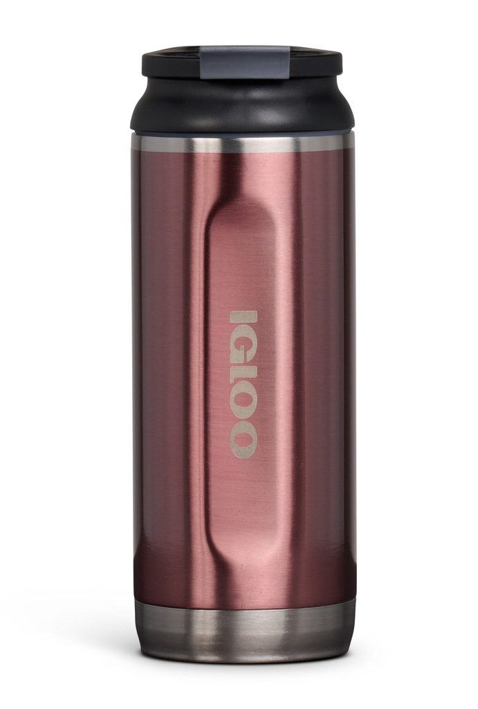 IGLOO-16 Oz Stainless Steel Flip ‘n’ Sip Tumbler - Flamingo