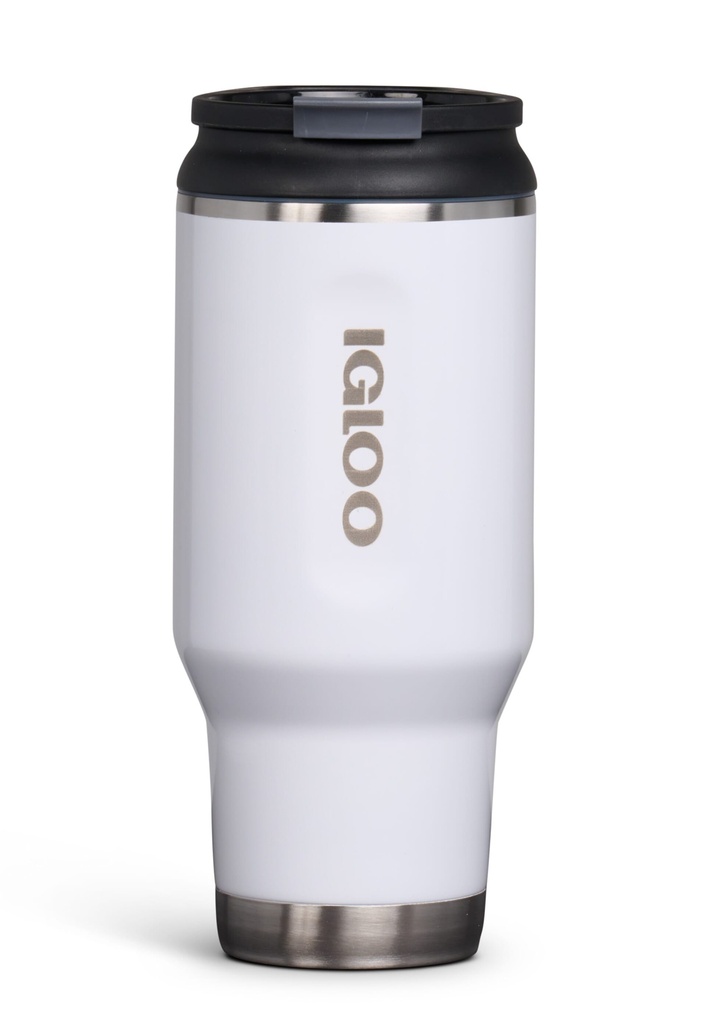 00071077-Igloo-32 Oz Stainless Steel Tumbler - White 