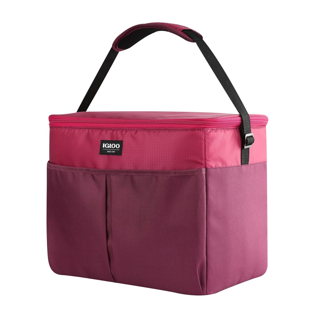 00066406-Igloo-Hlc 24 Opp Essentials Cooler Bag  - Scooter.Zinfandel