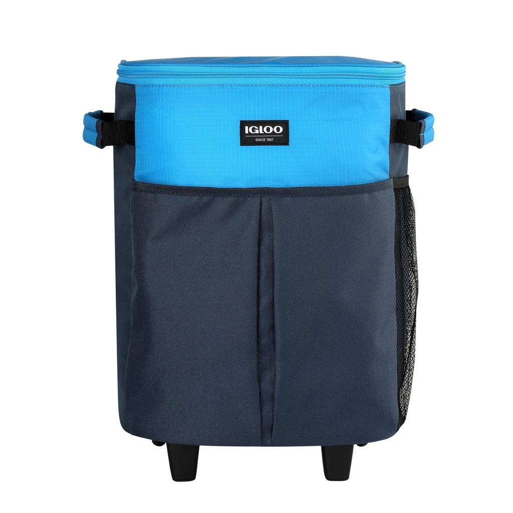 IGLOO-32 Can Roller Bag  Cooler - BLUE