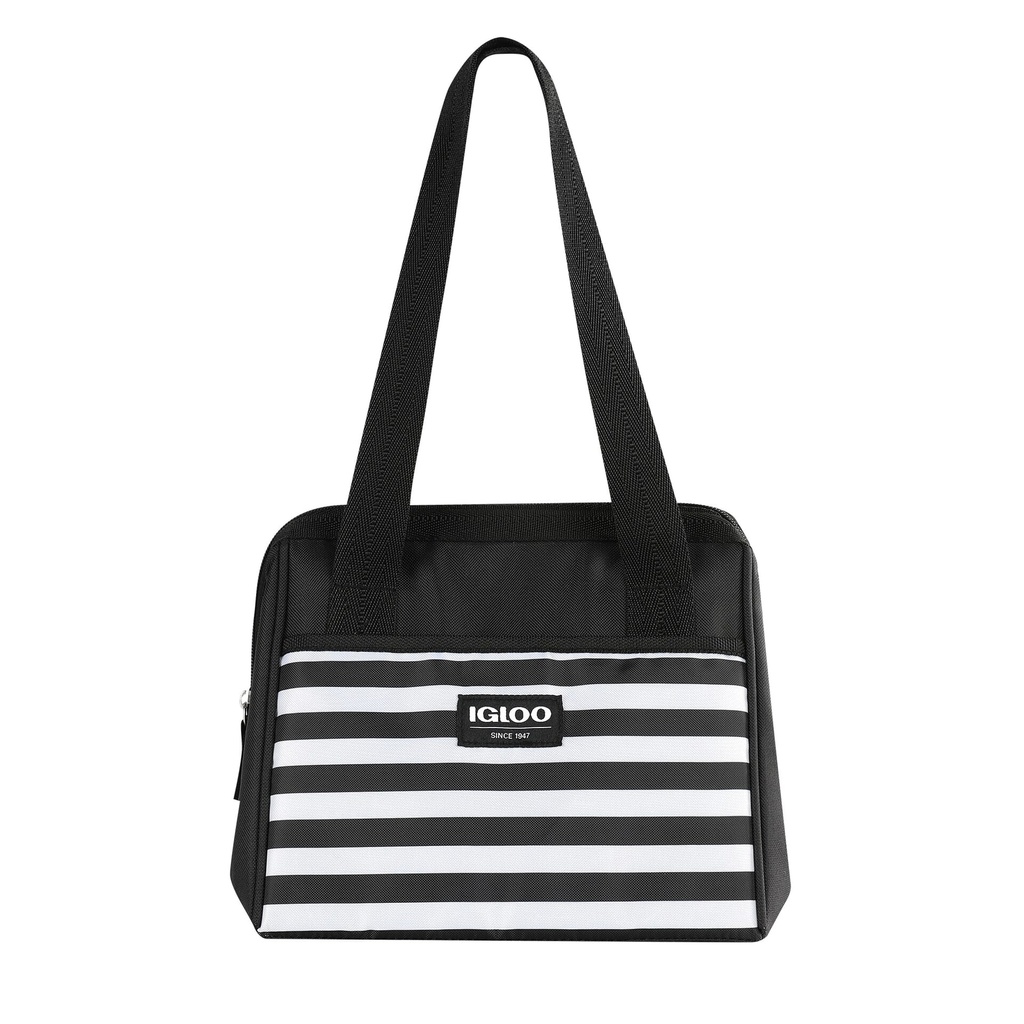 IGLOO-Leftover Lunch Opp Print Basics - Black & White Stripe 