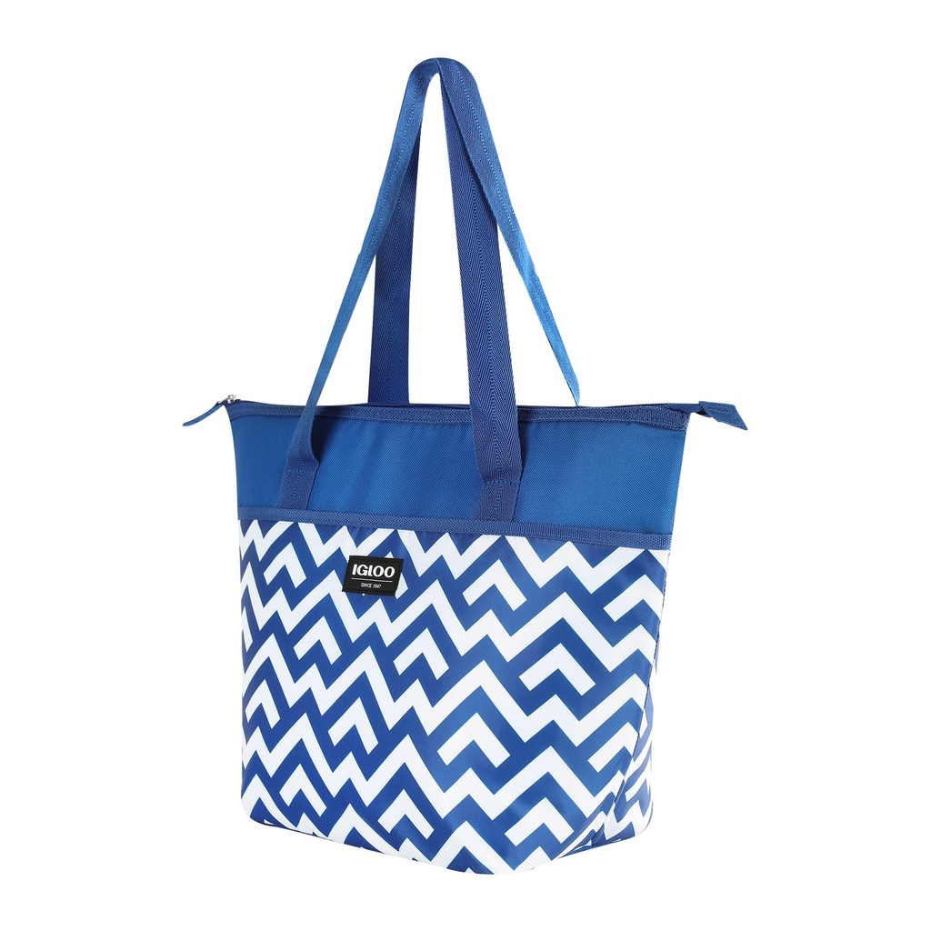 IGLOO-Essential Tote Opp Print Basics - Blue 