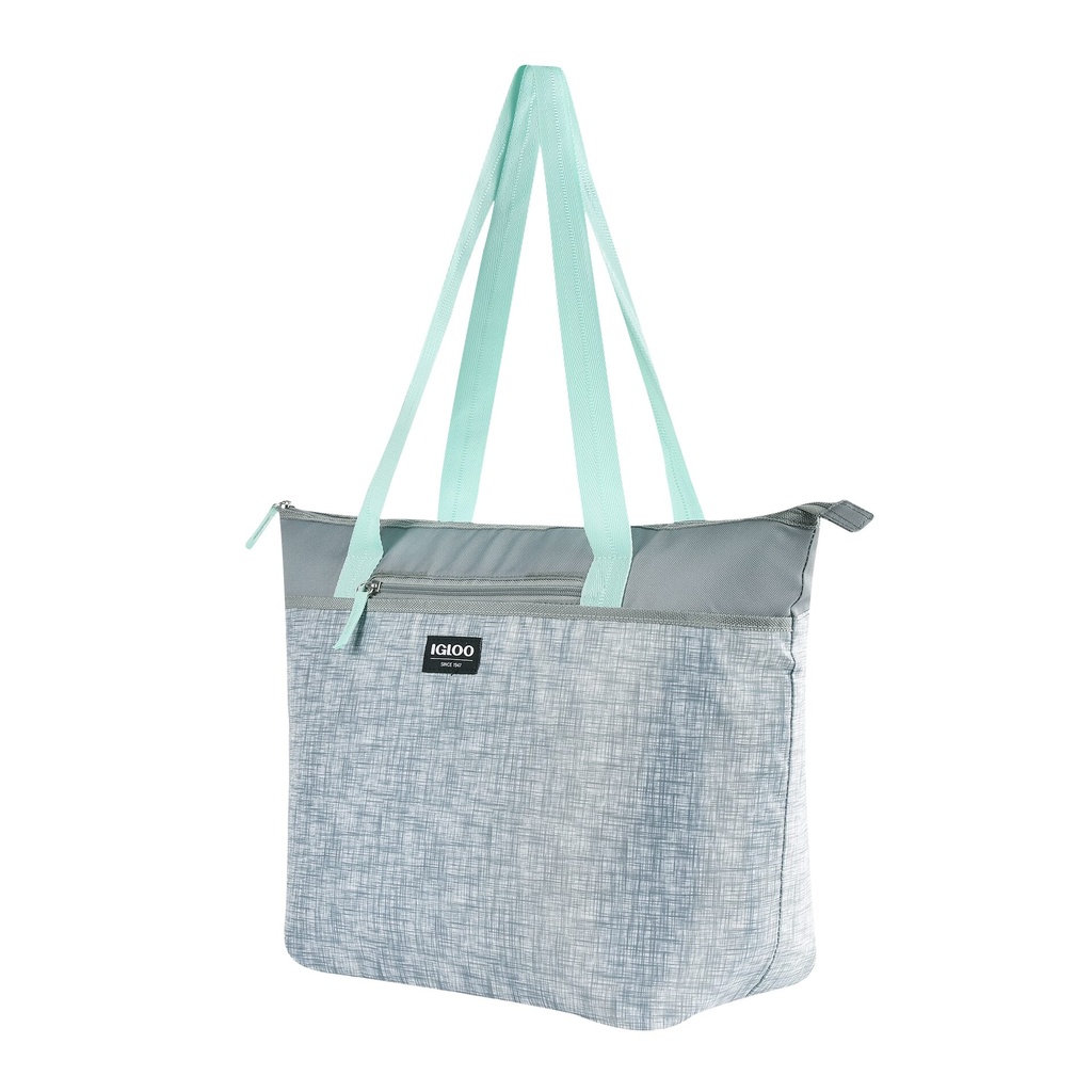 IGLOO-30 Can Essential Tote Cooler Bag  - Grey Texture