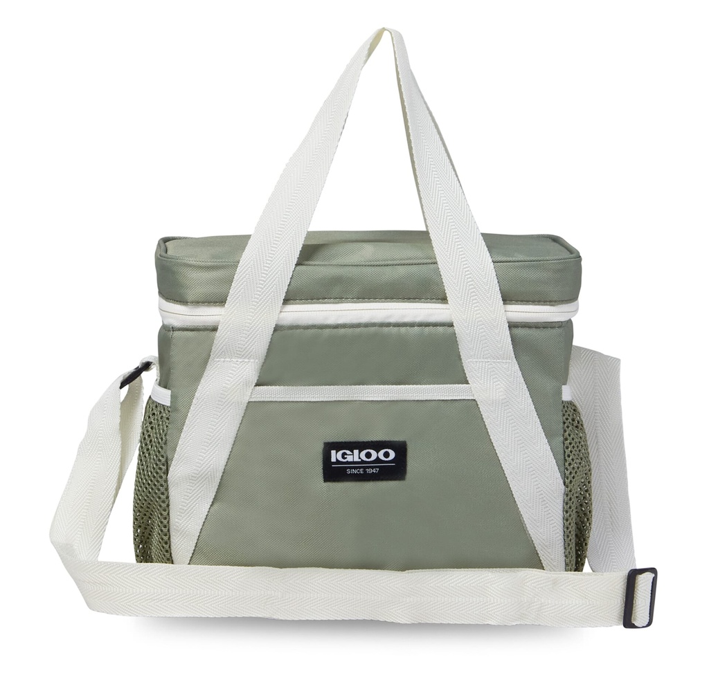 IGLOO-Lunch+ Cube Cooler Bag - Oil Green