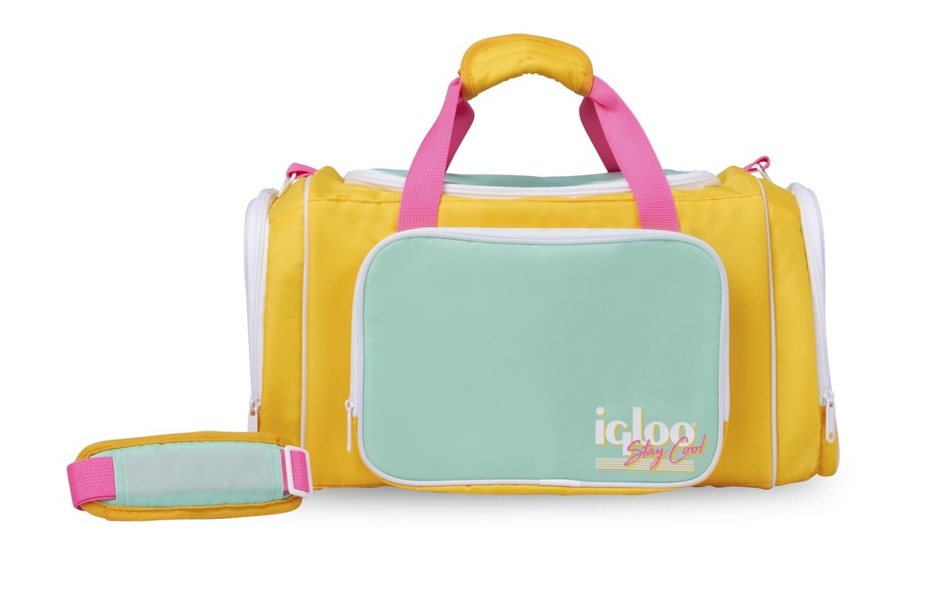 IGLOO-Retro Duffel Bag Cooler  - Yellow