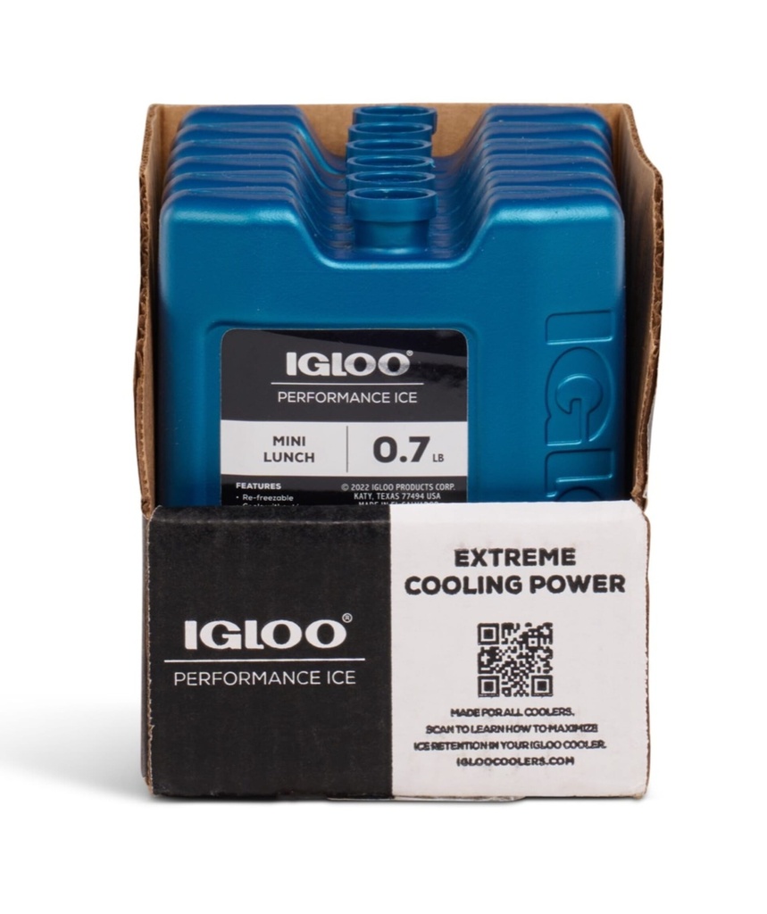 IGLOO-Performance Mini Lunch Block 0.7 Pounds - Blue 