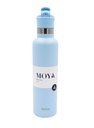 Moya "Black Sea"  700ml Insulated Sustainable Water Bottle Powder Blue Spout Lid