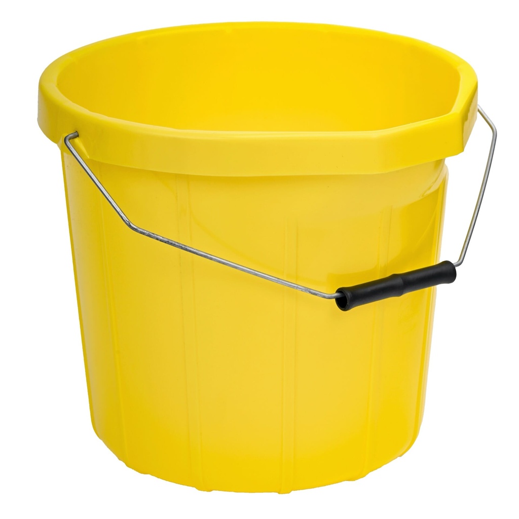 Red  Gorilla - Calf Buckets - General Purpose Pouring Bucket Yellow