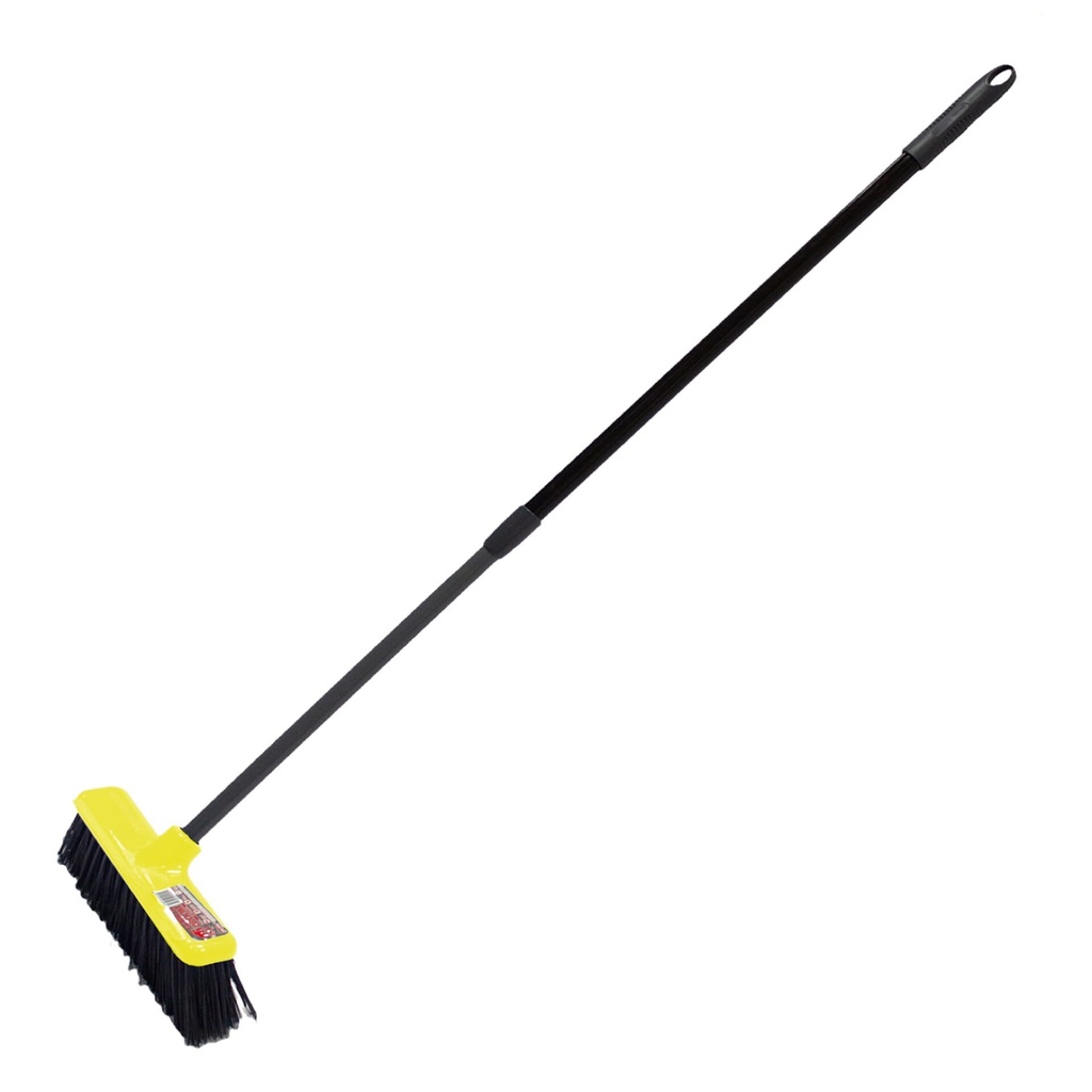 Red  Gorilla - Telescopic Gorilla Brooms - TELESCOPIC HANDLE & 30CM HEAD YELLOW