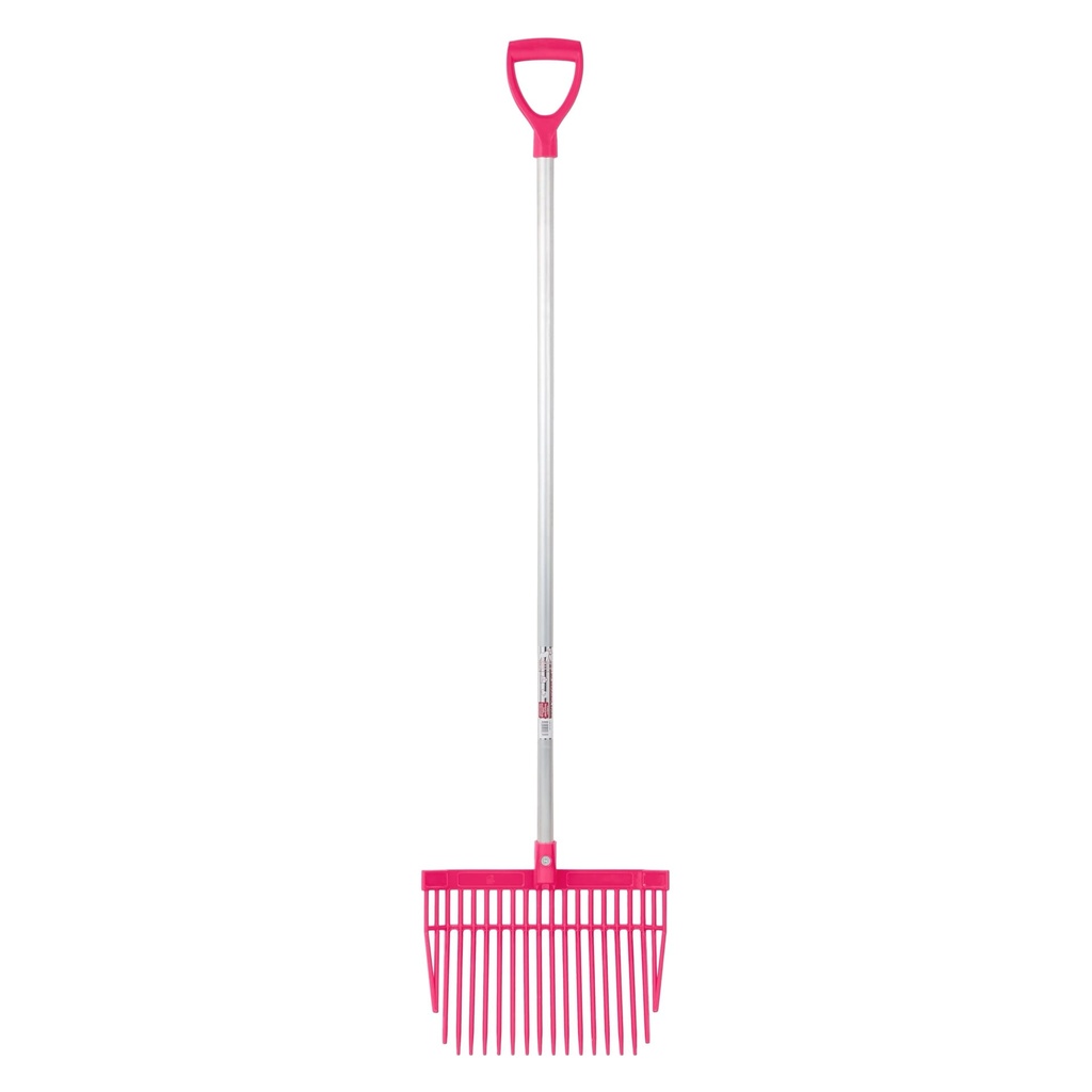 Red Gorilla - PC Bedding Fork D-Handle - Pink (D Handle)