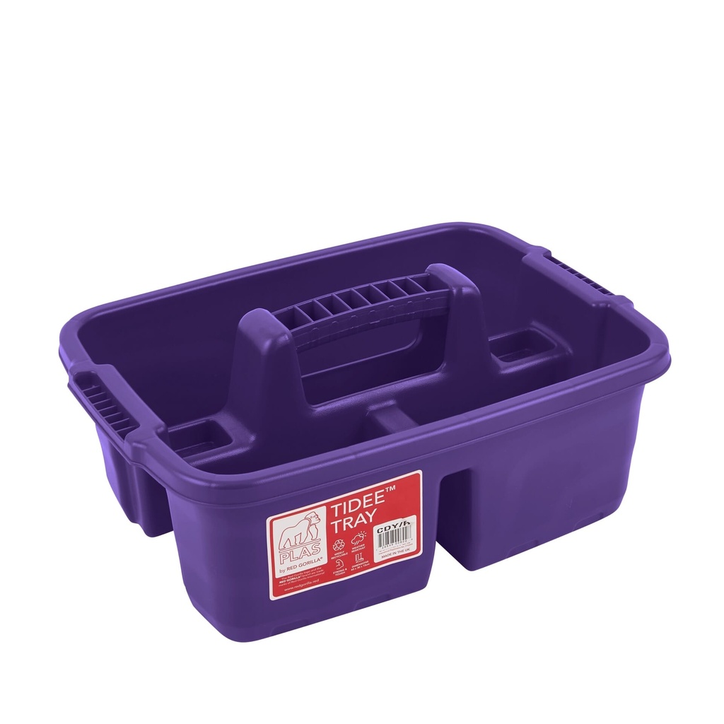 Red Gorilla - Plastic Tote Tray - Tidee Tray Purple