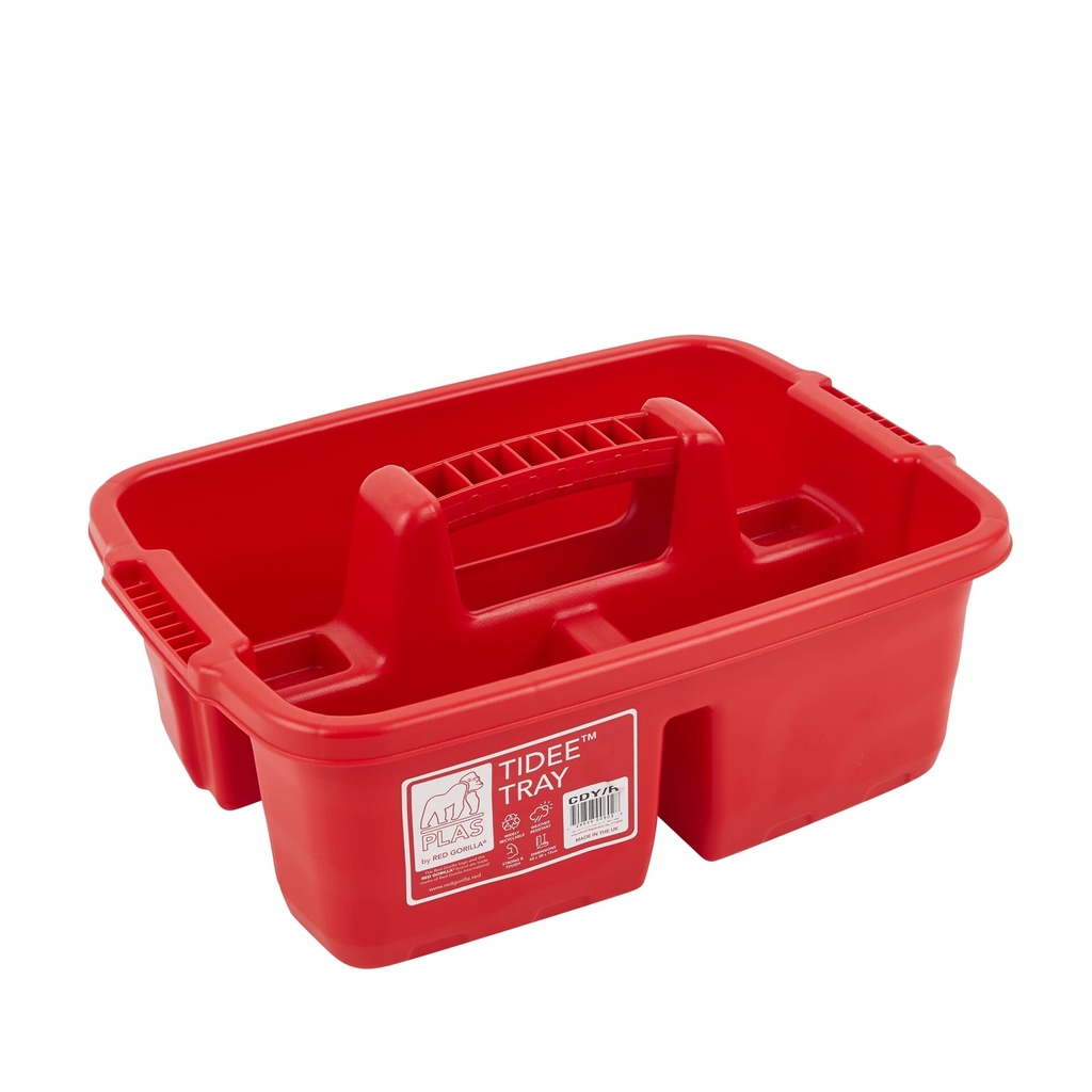 Red Gorilla - Plastic Tote Tray - Tidee Tray Red