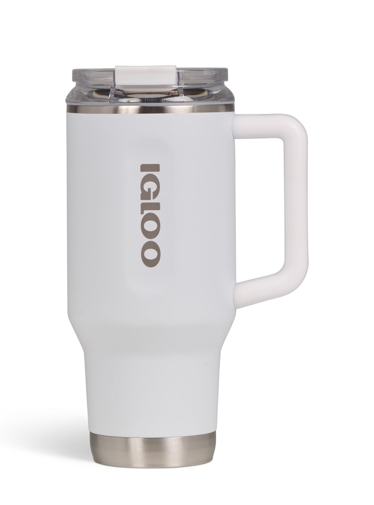 IGLOO - 32 OZ Stainless Steel Travel Mug - white 