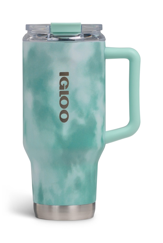 IGLOO - 32 Oz Flip ‘n’ Sip Travel Mug - Seafoam 