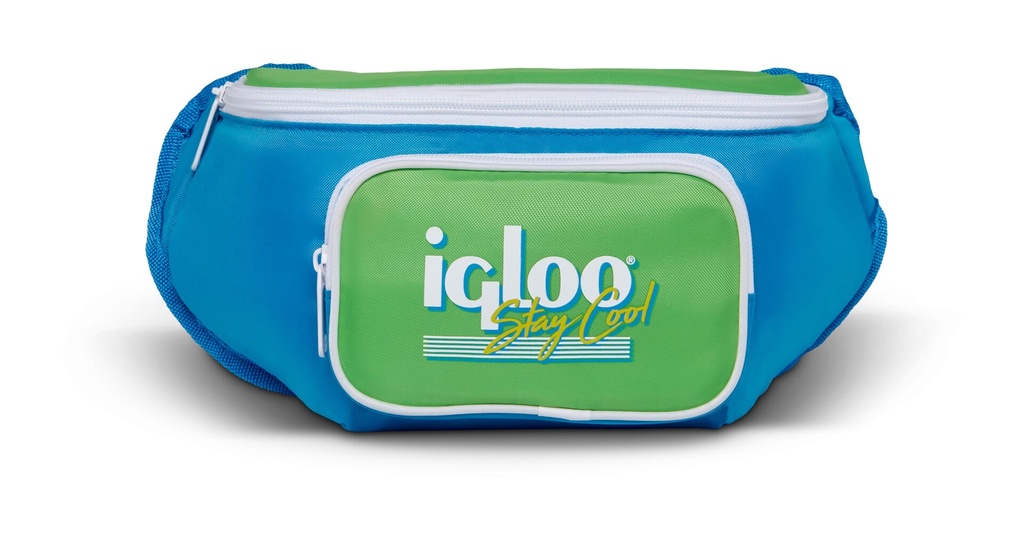 IGLOO - Retro Fanny Pack Cooler Bag  - Blue 