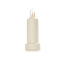 BareBones - Led Flameless Candle (rechargeable) Vintage White