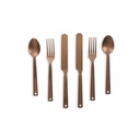 BareBones - Flatware -Matte Copper - set of 2