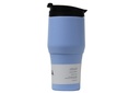 Moya "High Tide" 380ml Travel Coffee Mug Black/Powder Blue 