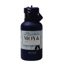 Moya "Seashell" 350ml Insulated Sustainable Water Bottle Navy