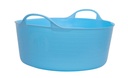 Red  Gorilla - Gorilla Tubs & Recycled Black Tubs - Small Shallow 15L- Sky Blue