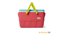 IGLOO-Retro Jade 25 Qt Lunch Picnic Basket Cooler - Watermelon