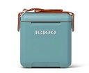 IGLOO-11 Qt Tag-A-Long Too Cooler  - Aqua Teal,Aqua Coral Red 