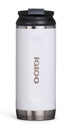 00071067-Igloo-16 Oz Stainless Steel Flip ‘n’ Sip Tumbler - White 