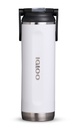 00071084-Igloo-20 Oz Stainless Steel Sport Sipper Bottle - WHT.SSTL