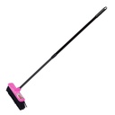 Red  Gorilla - Telescopic Gorilla Brooms - TELESCOPIC HANDLE & 30CM HEAD PINK