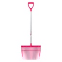 Red Gorilla - PC Bedding Fork Short D-Handle - Pink (Short Handle)