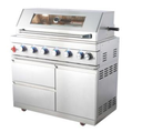 Fornizza 6 Burner Gas Grill Stainless Steel